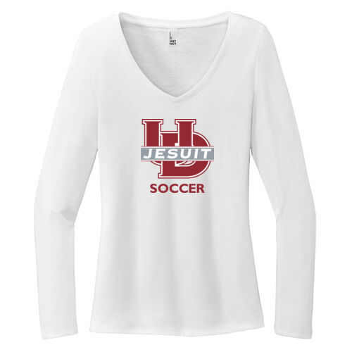 Women’s Perfect Tri® Long Sleeve V-Neck Tee Thumbnail